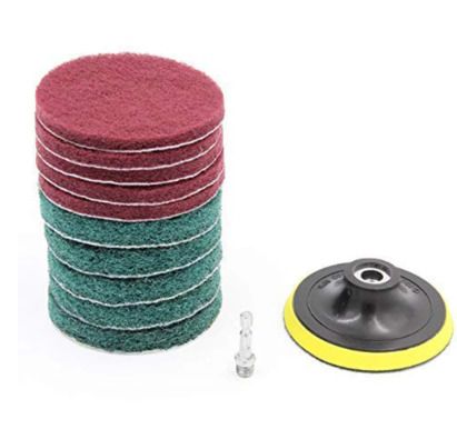 BRAND NEW Drill Brush Scrub Pads 11 Piece Power Scrubber Cleaning Kit All Purpose Cleaner Scrubbing Cordless Drill for Cleaning Pool