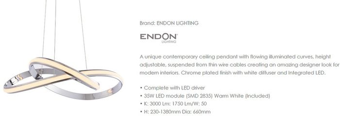 Ceiling Pendant Light with LED Module