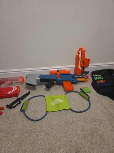 Nerf bundle Vest Targets Sling bullets