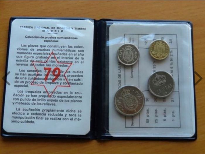 Spain 1979 Proof coins set