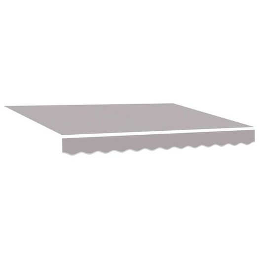 Retractable Awning Manual Light grey 350 x 250 cm Fabric