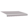 Retractable Awning Manual Light grey 350 x 250 cm Fabric Image 3
