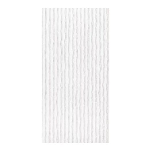 PU Stone Wall Panel Ribbed Surface White 120x60cm