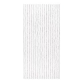 PU Stone Wall Panel Ribbed Surface White 120x60cm