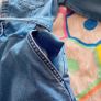 ladies dress.  Phase Eight. Size 10. Denim Image 5
