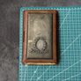 Silver vintage leather-bound notebook Image 7