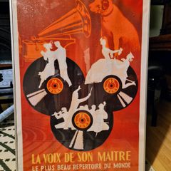 HMV Vintage Poster
