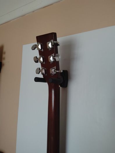 rare left handed encore semi acoustic guitar