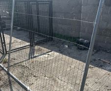 Temporary fence panel