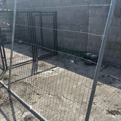Temporary fence panel