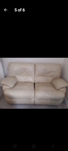 Real Leather sofa