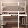 White Steel Gaming Desk - warranty active Image 2