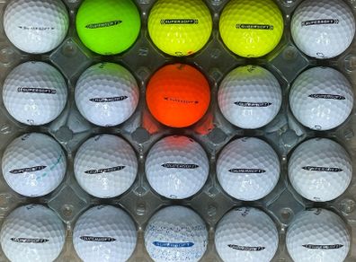 20 used Callaway Supersoft grade B golf balls