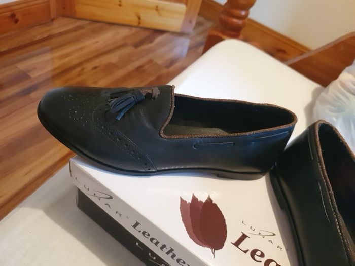 Lether Loafer Lunar Shoe