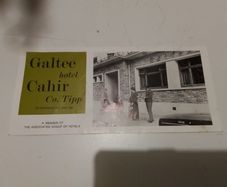 Cahir Galtee Hotel Advertiser.