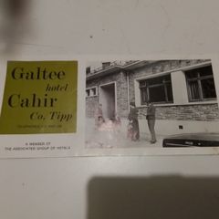 Cahir Galtee Hotel Advertiser.