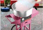 Electric Cotton Candy Machine Commercial Sugar Candy Floss Maker Temperature Controls for Party Festival Carnival Home DIY