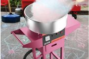 Electric Cotton Candy Machine Commercial Sugar Candy Floss Maker Temperature Controls for Party Festival Carnival Home DIY