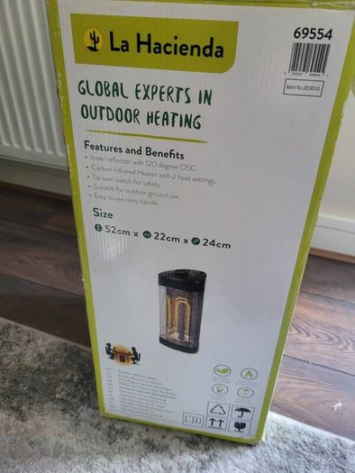 outdoor rotating heater