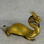 2 Chinese Dragons - Gilt Bronze Image 6