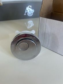 Groche chrome concealed cistern push button