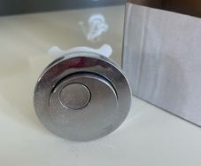 Groche chrome concealed cistern push button