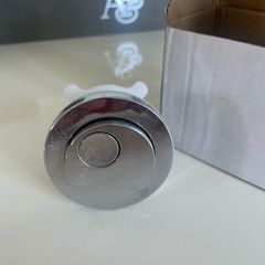 Groche chrome concealed cistern push button