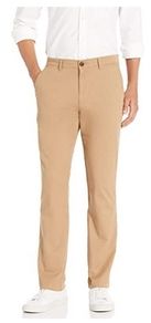 Amazon Essentials Mens Atheltic Fit Cargo Pants Dark Kahki Size 34W 30L
