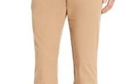 Amazon Essentials Mens Atheltic Fit Cargo Pants Dark Kahki Size 34W 30L