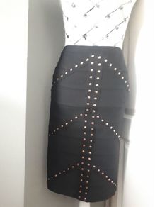 BNWT Black Fitted Stretchy Pencil Skirt (Size 10)