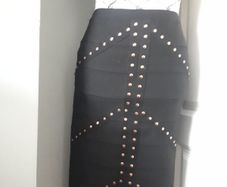 BNWT Black Fitted Stretchy Pencil Skirt (Size 10)