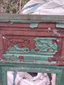 casf iron fire place surround
