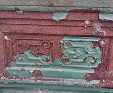 casf iron fire place surround