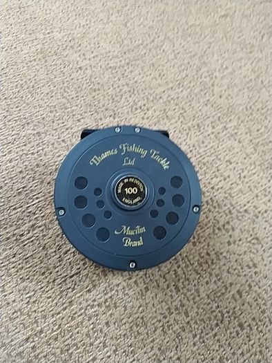 fly reel . 3.5 inch Thames fishing tackle mucilin 100 .