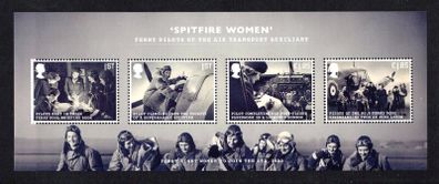 2022 Great Britain Unsung Heroes - Women of World War II Commemorative Stamps Miniature Sheet Mint Never Hinged (MNH)