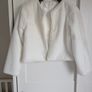 Faux fur ivory bridal jacket - JJ's house Image 4