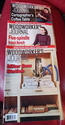 3 Copies of / Woodworker Journal /2020
