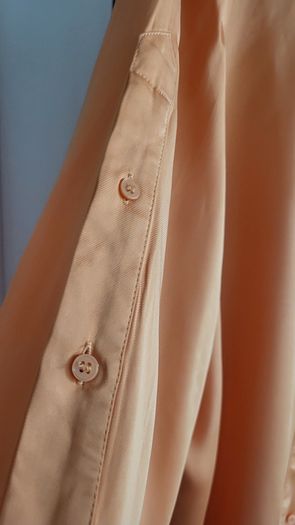 & other stories tangerine buttoned long sleeve blouse Sz  S (Fit 10-14 UK) - Bnwot Rrp 59.99