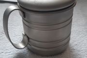 Pewter Shaving Mug 3.25" Single Walled