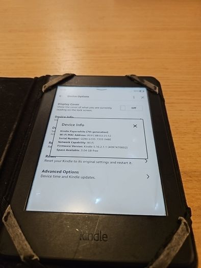 Kindle Paperwhite 7th Gen without Ads