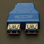 20-Pin header to Dual USB 3.0 (Internal Splitter/Breakout) Image 2