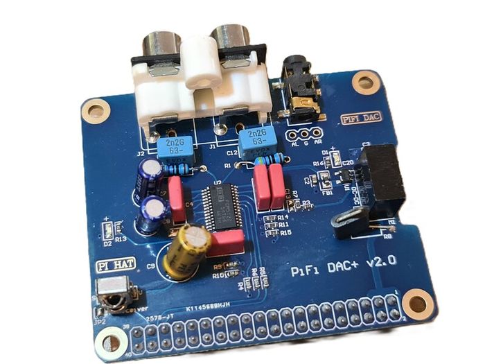 PiFi DAC+ v2.0 HiFi Audio Expansion Sound Card for Raspberry Pi