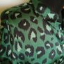 Green Animal print blouse Image 3