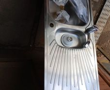 stainless sink