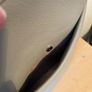 Grey leather effect backpack Image 5