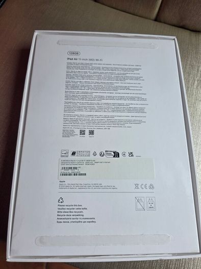 Empty box for iPad Air 11inch