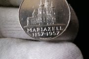 1957 Austria Silver 25 Schilling Coin