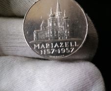 1957 Austria Silver 25 Schilling Coin