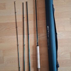 A Jensen Magellan fly rod 9' 8 weight.