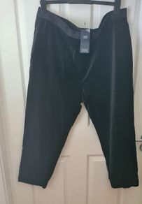 M&s Suede Pants Size 20 Short Leg(nwt)